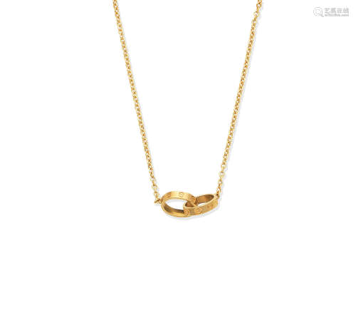 A 'Love' pendant necklace, by Cartier