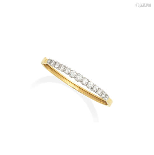 A diamond bangle