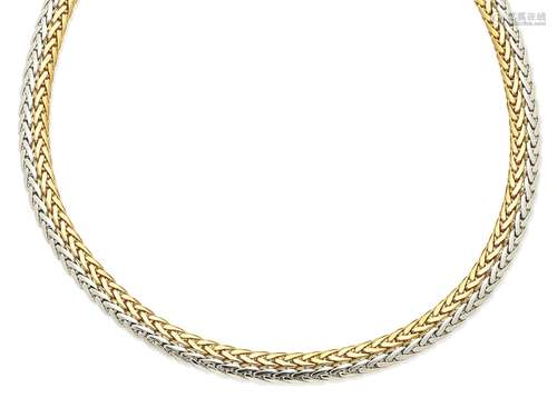 A fancy-link collar necklace, by Asprey