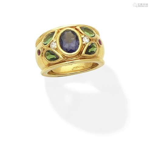 A gem-set ring, by Cartier