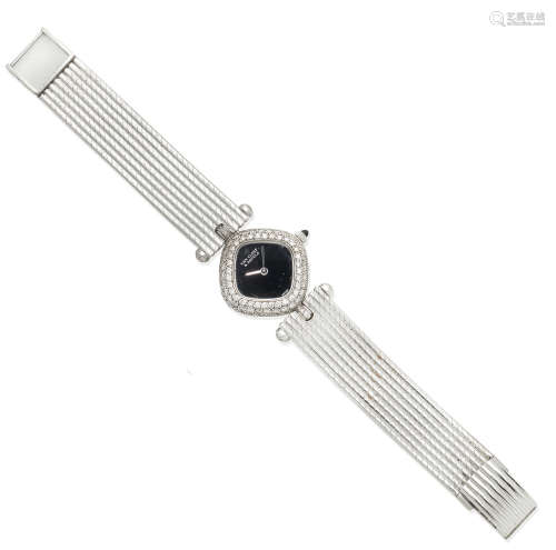 (2) A diamond watch, by Van Cleef & Arpels