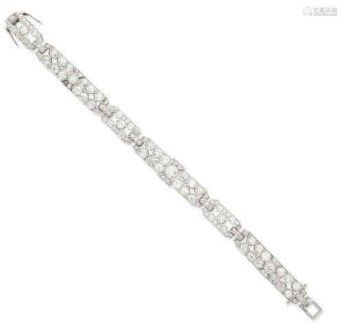 A diamond bracelet