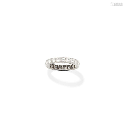 A diamond eternity ring