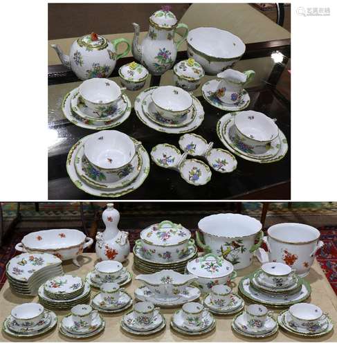 (lot of 83) Large collection on Herend china, mostly in the 