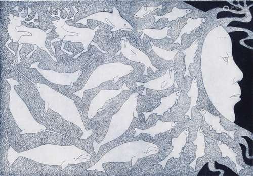 Germaine Arnaktauyok (Inuit, b. 1946), 