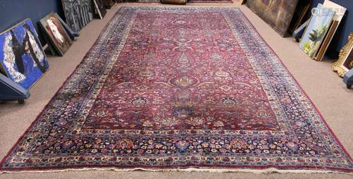 Persian Kazvin carpet, 9'11