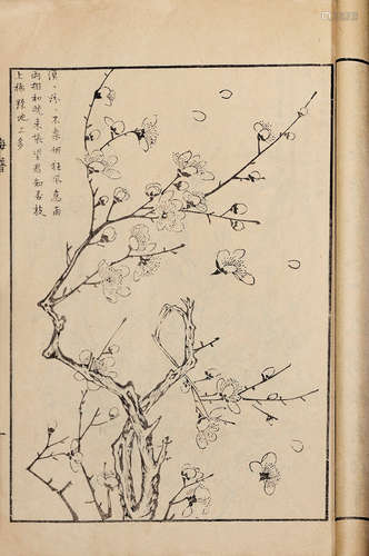 集雅斋新镌梅竹兰菊四谱 纸本