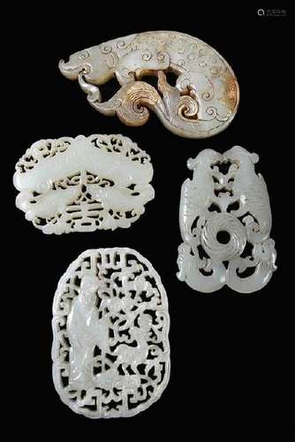 Four Jade/Hardstone Carvings