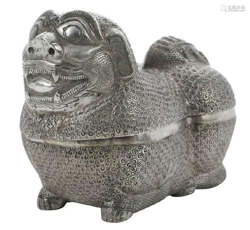 Cambodian Silver Betel Box