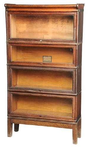 A Vintage Oak Stack Bookcase