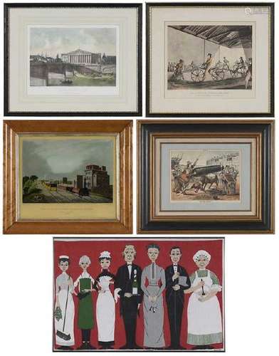 Five Framed Prints