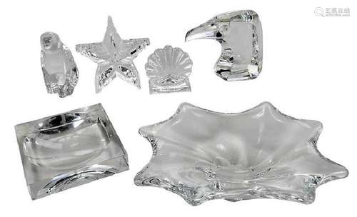 17 Pieces Baccarat Crystal