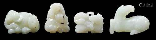 Four Jade/Hardstone Carvings