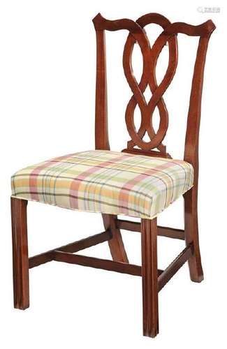 New York Chippendale Style Mahogany Side Chair