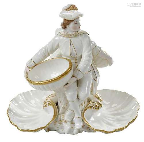 Royal Worcester Figural Sweetmeat Dish