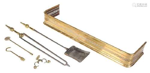 Brass Fender and Tools