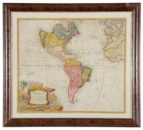 Homann, Americae, Mappa Generalis