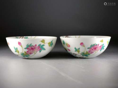 CHINESE FAMILLE ROSE PORCELAIN BOWL