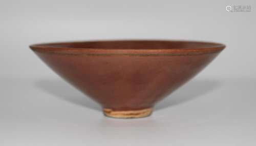 CHINESE SOY GLAZED PORCELAIN BOWL