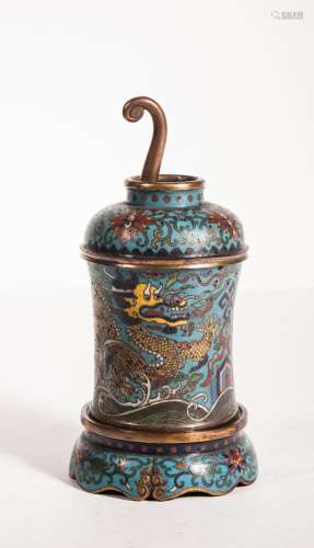 CHINESE CLOISONNE WATER COUPE