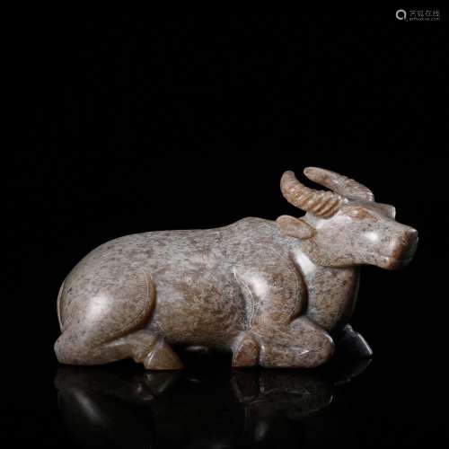 CHINESE JADE CARVED WATER BUFFALO