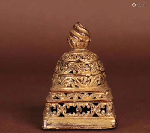 A GITL BRONZE TIBETAN SEAL