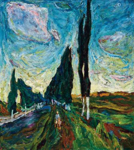 罗尔纯（1930～2015） 1994年作 晴朗的天空 油彩 画布