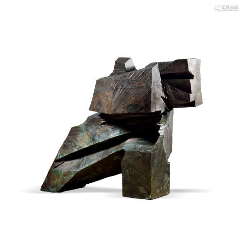 朱铭（B.1938） 1995年作 太极系列：推手 铜雕 雕塑