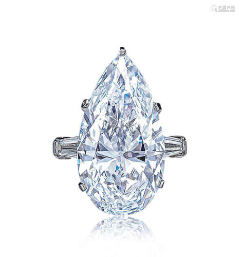 宝格丽设计 8.02克拉D色Type IIa钻石戒指，净度内部无暇
