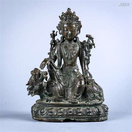 Chinese Bronze Sculpture of Guanyin