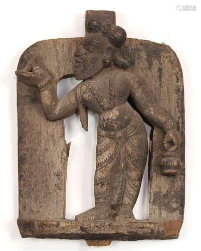 Indian figural relief carving