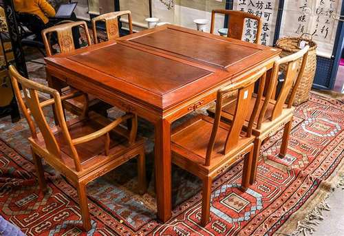 Chinese Dining Table And Chairs