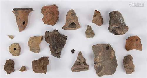 Pre-Columbian style pottery fragments