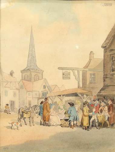 Watercolor, Thomas Rowlandson