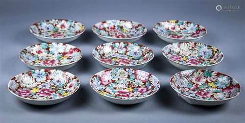 Chinese Mille Fleur Dishes