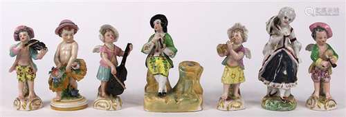 Porcelain statuette group