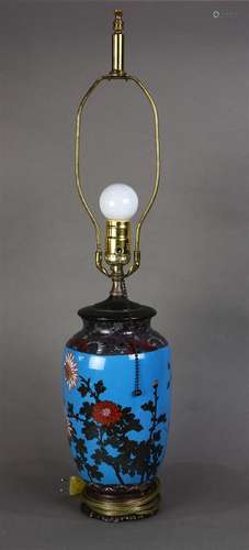 Japanese Cloisonne Lamp