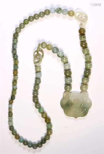 Jadeite necklace