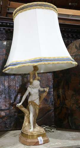 Continental figural lamp