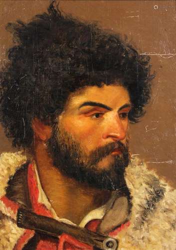 Portrait of a Cossack, Painting