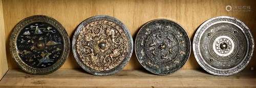 Chinese Archaistic Circular Metal Mirrors