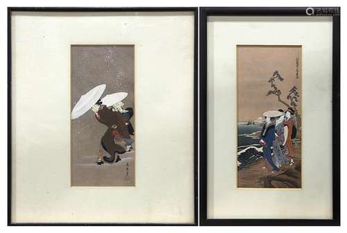 Japanese Woodblock prints, Kitagawa Fujimaro