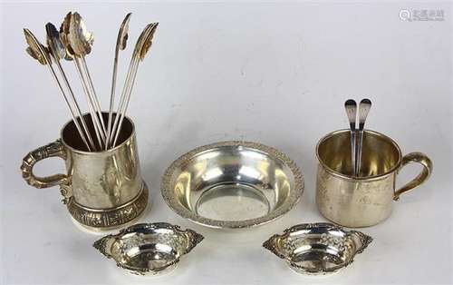 Assorted sterling silver items