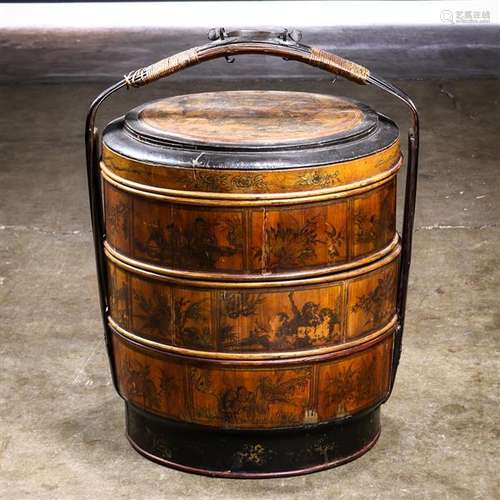 Chinese Tiered Wood Food Container