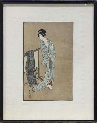 Japanese Woodblock Print, Utagawa Toyohiro