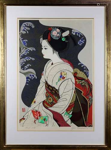 Modern Japanese Woodblock Print, Sekino Junichiro