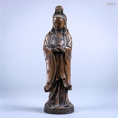 Chinese Wood Guanyin