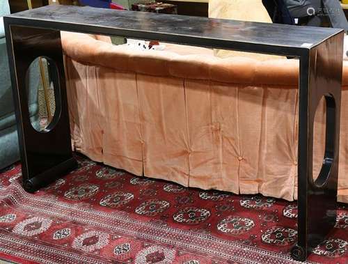 Ebonized Asian style console table