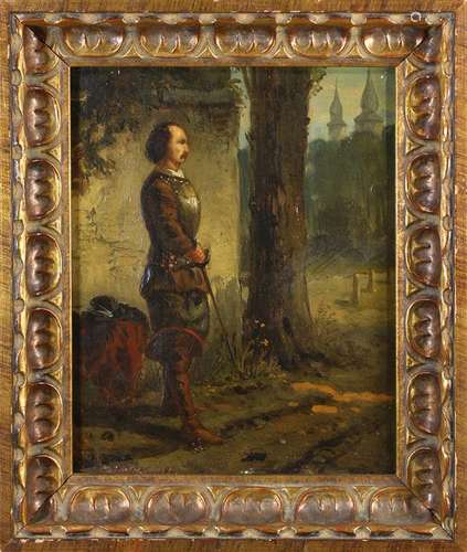 Painting, Musketeer with his Sword