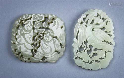 Chinese Hardstone Plaques